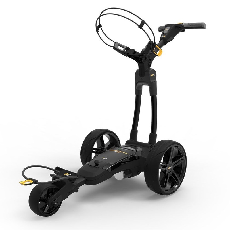 Powakaddy FX3 EBS Electric Golf Trolley – Black 18 Hole Battery (Extended Battery Available)