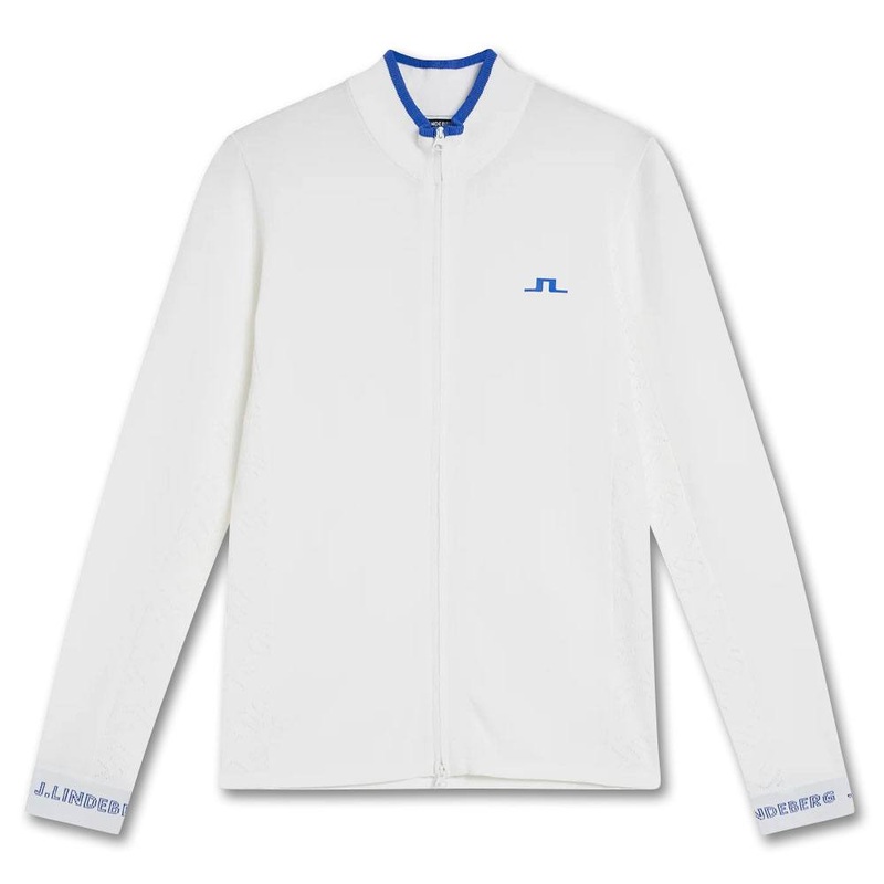 J.Lindeberg Almaida Knitted Golf Sweater White – FW23 Women