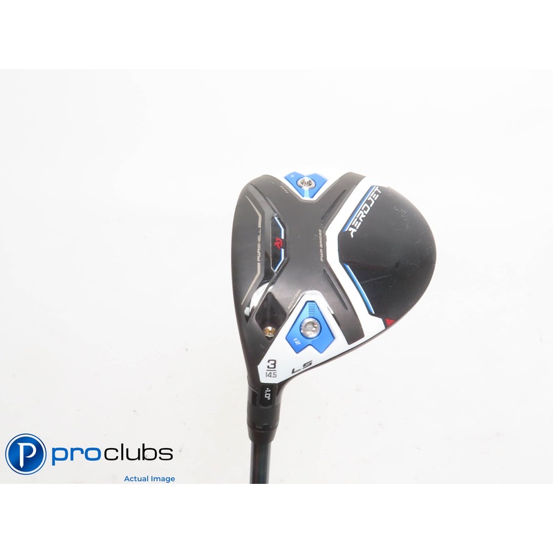 Left Handed Cobra AEROJET LS 14.5* 3 Wood – UST LINQ 6F4 Stiff Flex – 422569