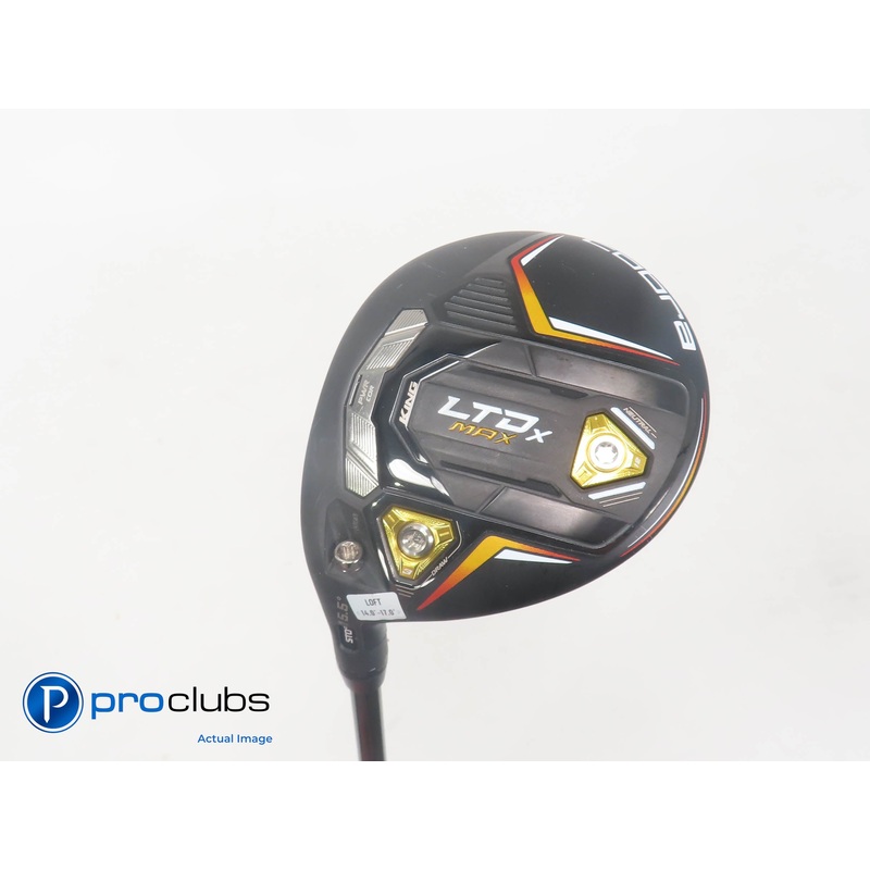 Left Handed Cobra LTDx MAX 15.5* 3 WOOD Blk/Gld- Tensei AV 75 Stiff Flex 393190