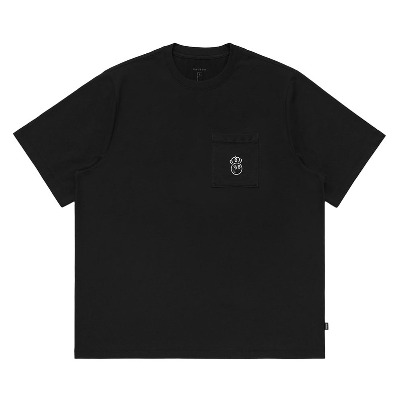 Malbon Roll King Pocket Golf T-Shirt Black – FW24 Men