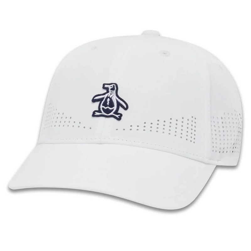 Original Penguin Country Club Perforated Golf Cap Bright White – SP25 Women