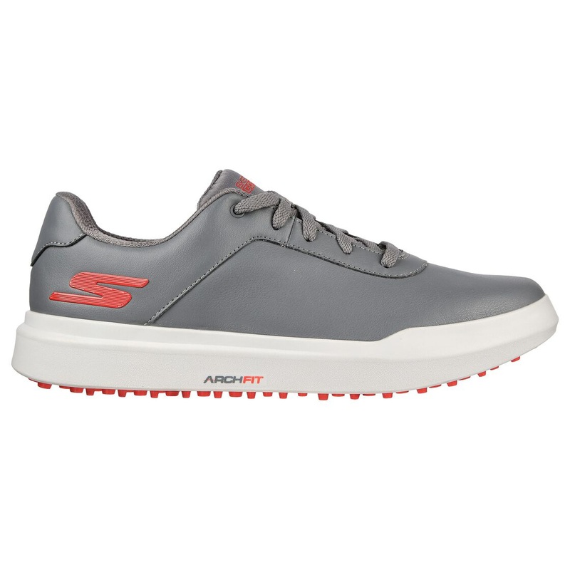 Skechers Go Golf Drive 5 Golf Shoes – Grey/Red