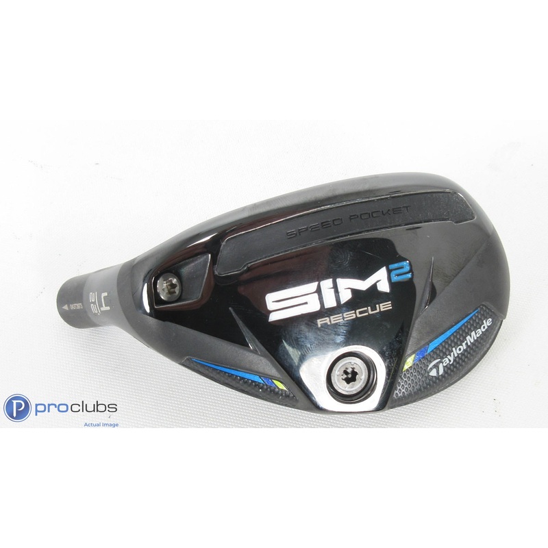 Excellent! Left Handed TaylorMade SIM2 Rescue 22* 4 Hybrid – Head Only – 364610