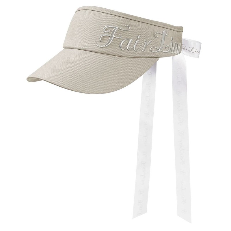 Fairliar F/W Side Logo Ribbon Golf Visor 2023 Women