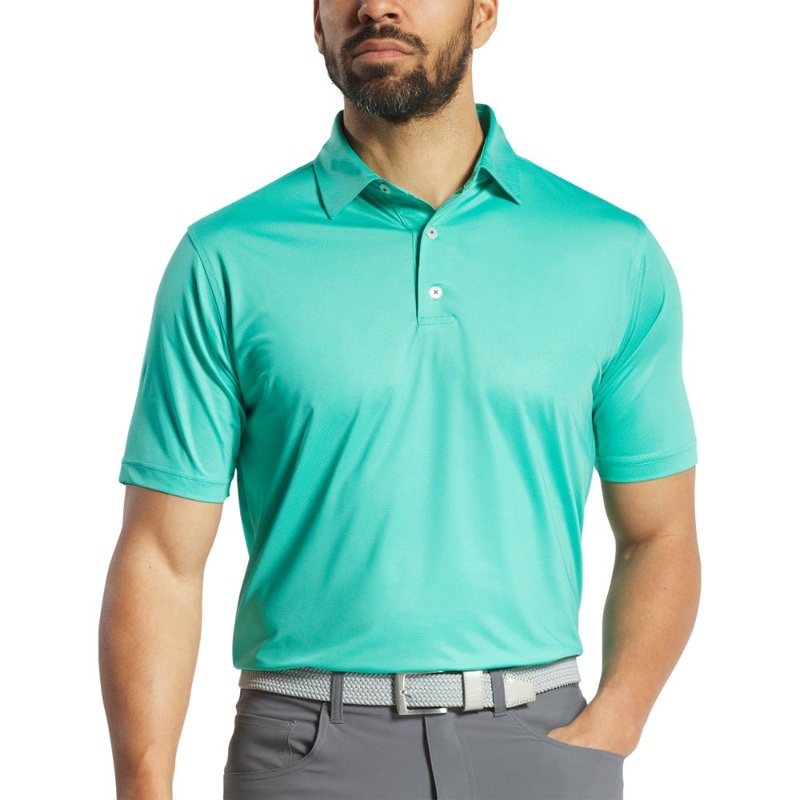 FootJoy Men’s Tonal Dot Emerald Polo 25