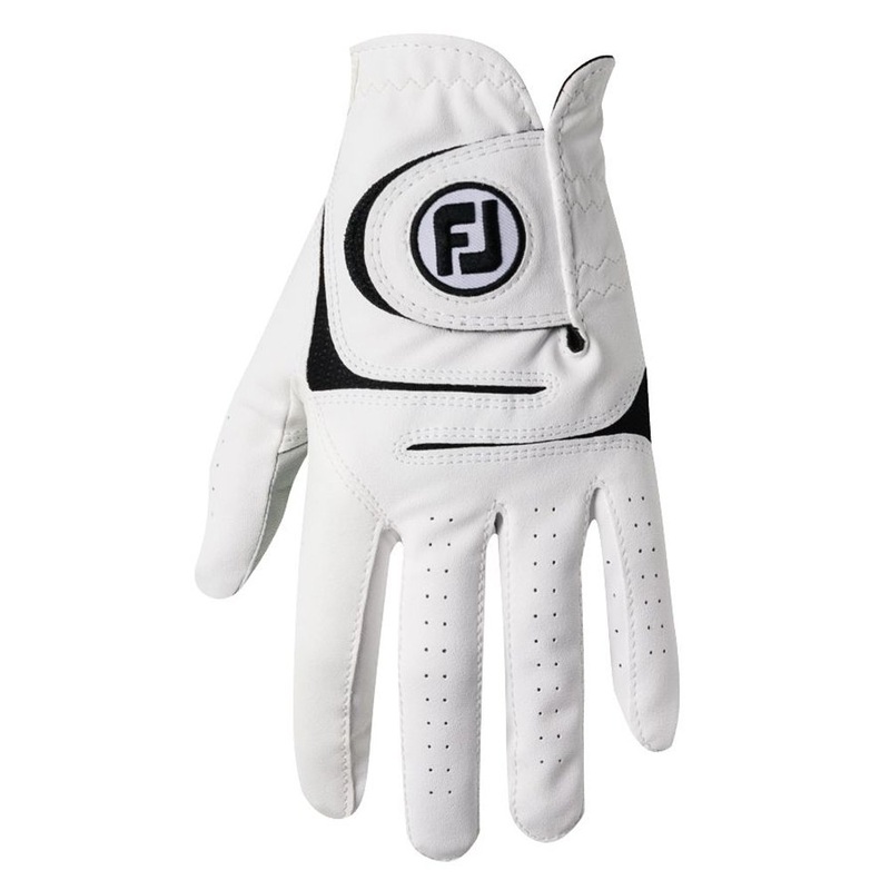 FootJoy WeatherSof 2-Pack Golf Glove White/Black – 23 Men