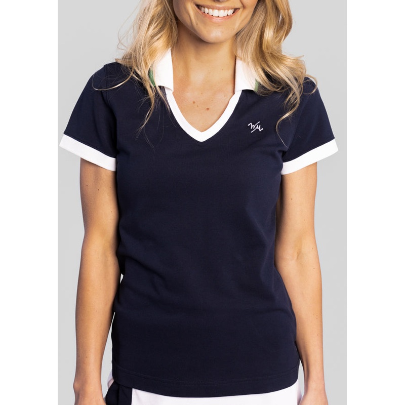 Murray Classic Women’s V-Neck Pique Polo