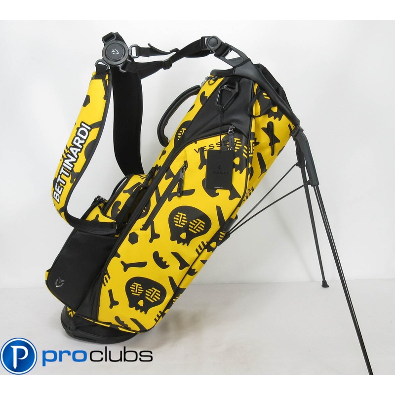 NEW BETTINARDI T-HIVE EYES SKULL & BONES VESSEL PLAYER IV STAND BAG #398258