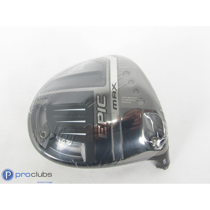 NEW! Callaway Custom Black/Blue 2021 Epic Max 9* Driver-Head Only-445210