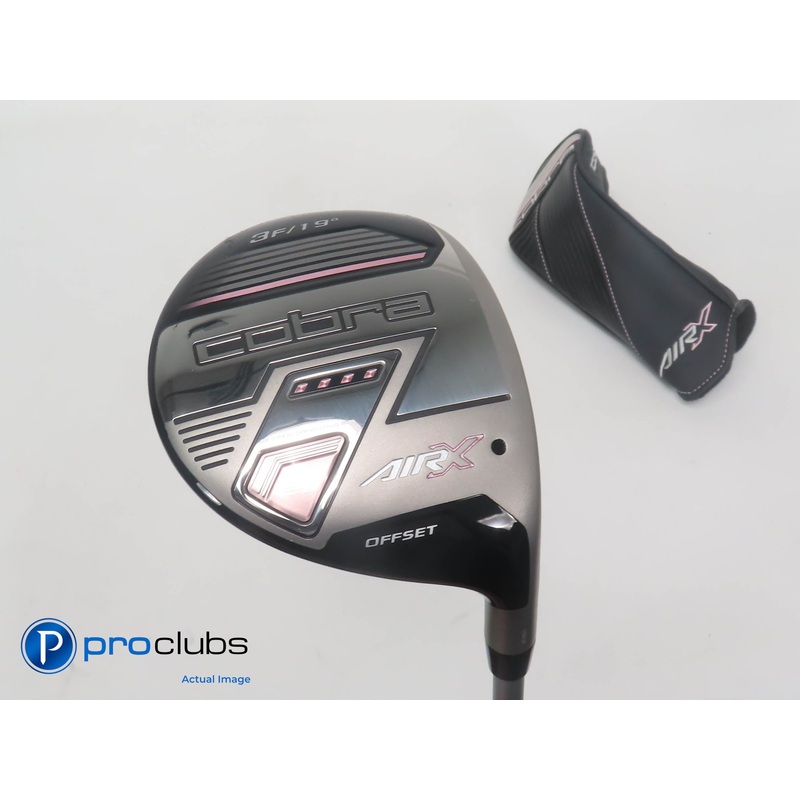 New Ladies Cobra AIR-X Offset 19* 3 WOOD w/Cover UltraLite 45 Ladies Flex 387875