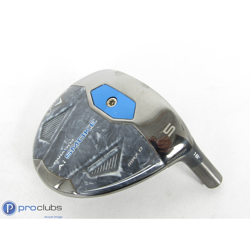Nice! Callaway Ai Smoke MAX D 18* 5 Wood – Head Only – 445460