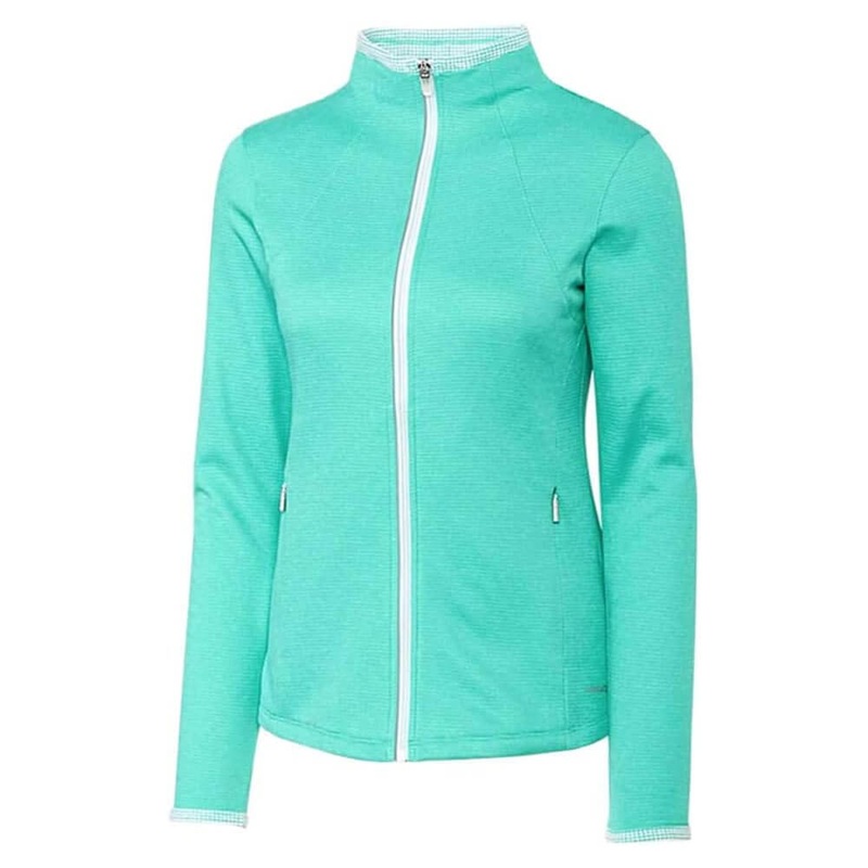 Cutter and Buck Annika LS Brisk Full Zip Golf Jacket Glass – 17 Women