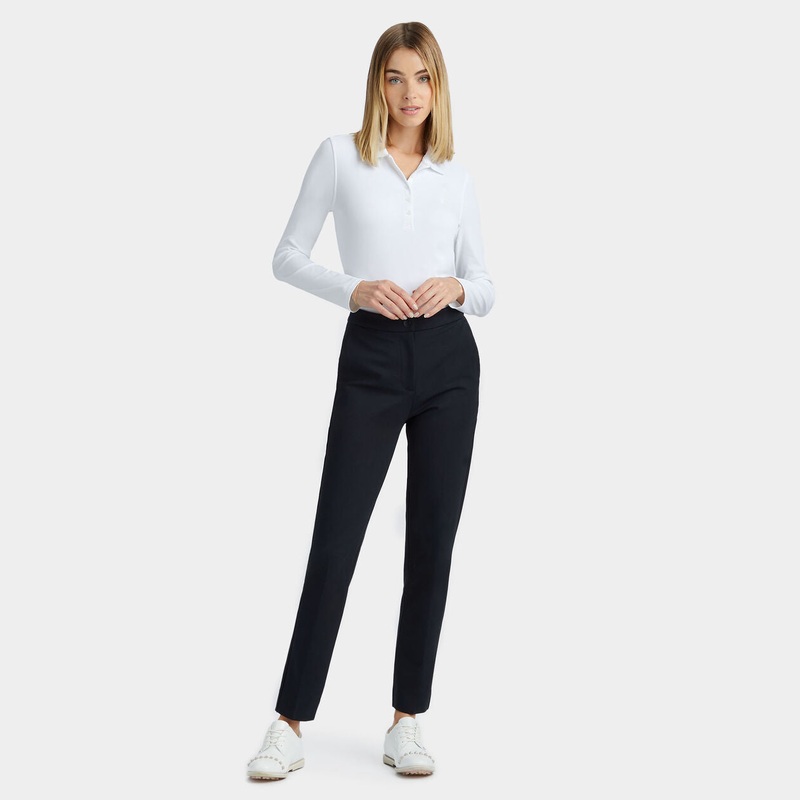 G/FORE 2024SS WOMEN DOUBLE KNIT CIGARETTE LEG HIGH RISE STRETCH TROUSER