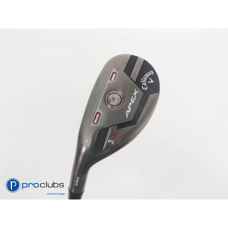 Left Handed Callaway ’21 APEX PRO 20* 3 HYBRID – MMT 80 Stiff Flex 381722