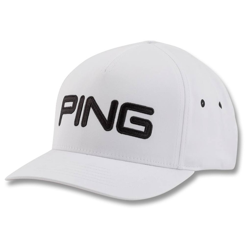 PING Structured 201 Golf Cap White/Black – 22 Men