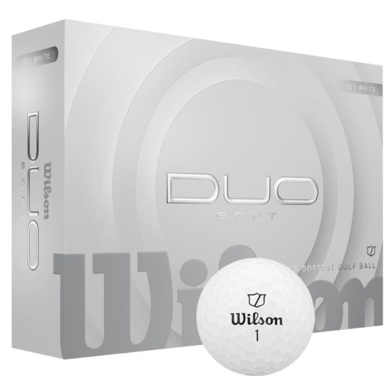 Wilson Duo Soft Golf Balls – White
