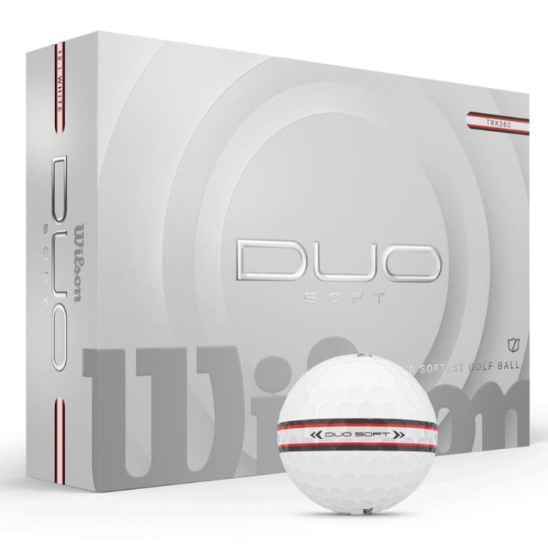 Wilson Staff Duo Soft TRK360 Golf Balls – White