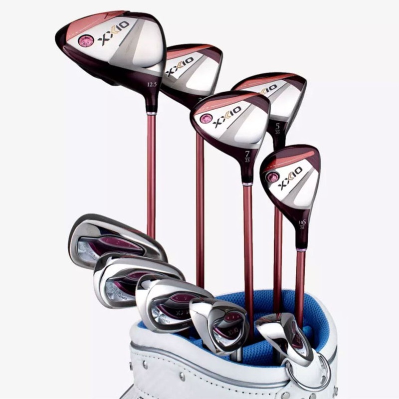 XXIO Ladies 13 Bordeaux 10PC Package Set  (Golf Bag Included)