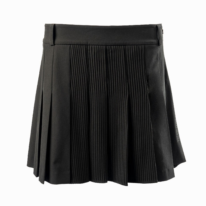 Amazingcre Women A. Skull Two Tone Skirts