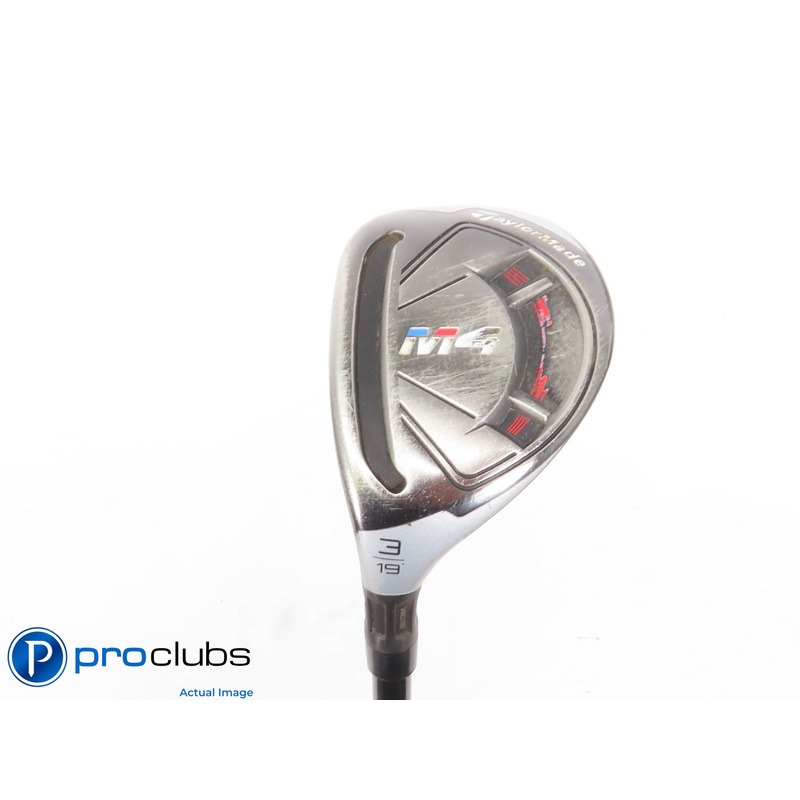 Left Handed TaylorMade M4 19* 3 Hybrid – Fujikura Atmos Red 7S Stiff – 432043