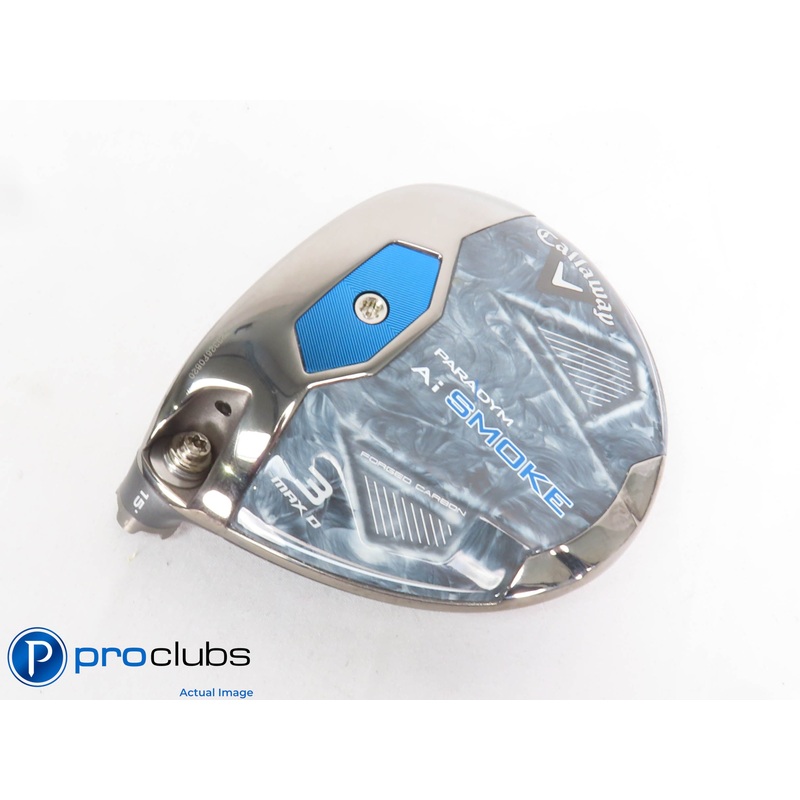 Mint! Left Handed Callaway PARADYM Ai Smoke MAX D 15* 3 Wood – Head Only 430608