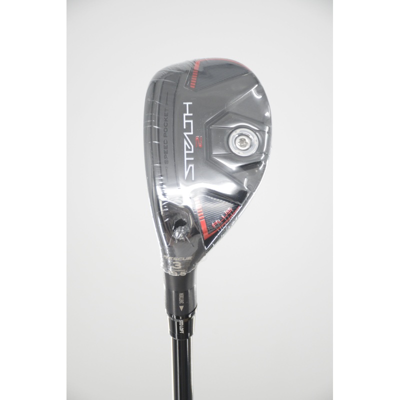 NEW Lefty TaylorMade Stealth 2 Plus Rescue 3 Hybrid R Flex 40″