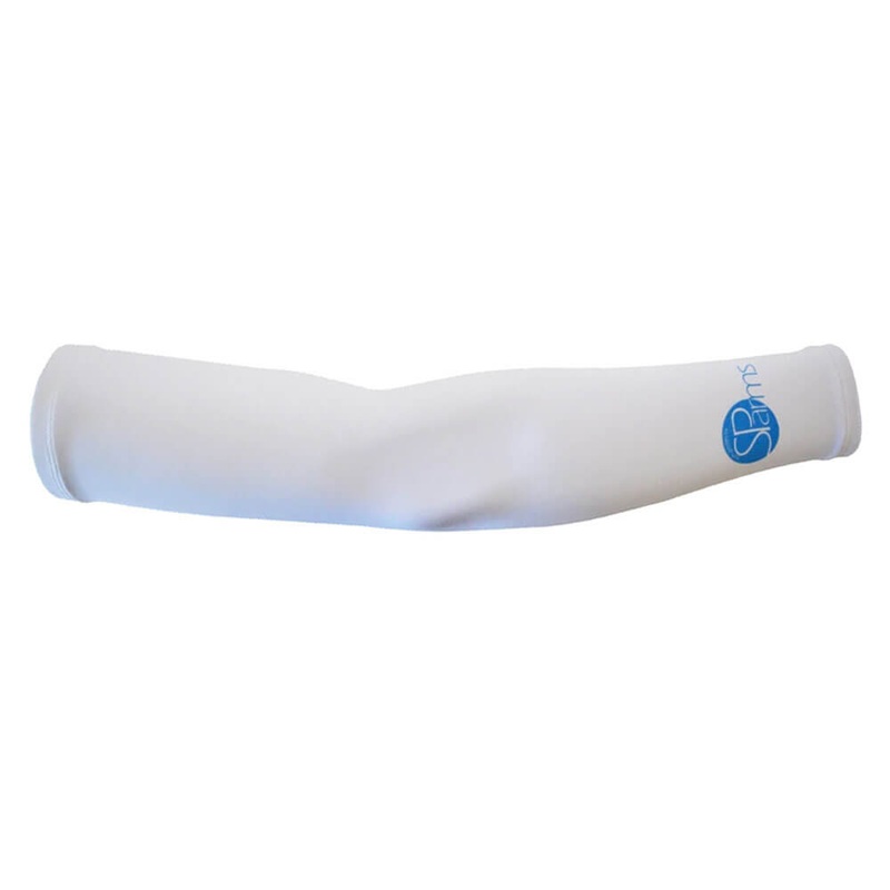 SParms Sun Protect+ UV/Sun Protection Cooling Golf Sleeves (1 Pair) White – SS19 Unisex
