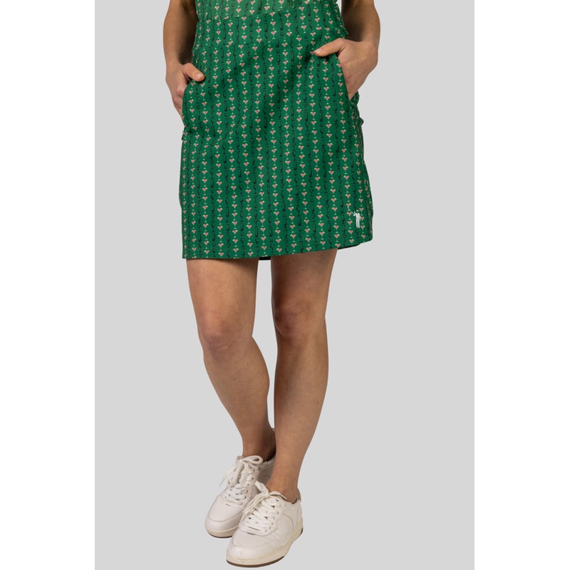 Cocktail Seersucker Women’s Spinner Skirt