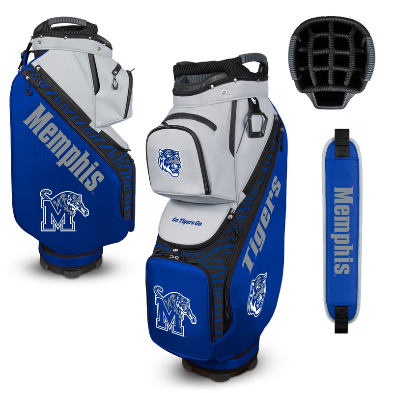 NCAA Team Effort Clubhouse Cooler Memphis Tigers Cart Bag