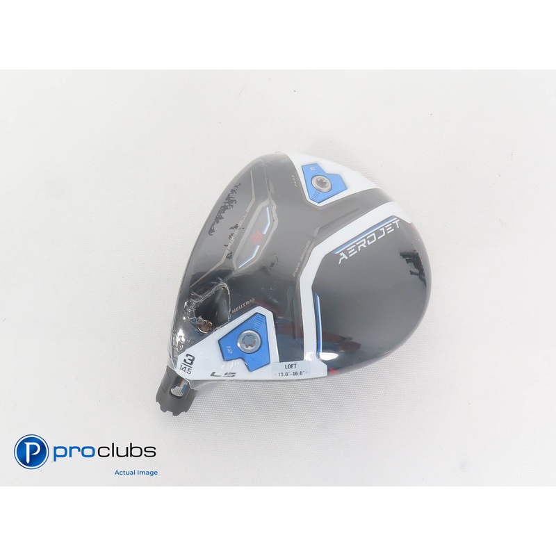 New! Left Handed Cobra Aerojet LS 14.5* 3 Fairway Wood – Head Only – L/H 382022
