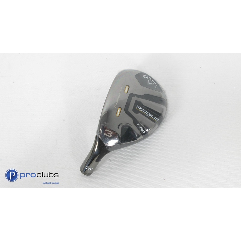 New! Left Handed Callaway Rogue ST PRO 20* 3 Hybrid – Head Only – 358661