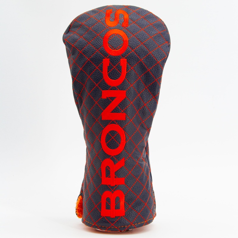 Team Golf Denver Broncos DR/FW Quilted Headcovers