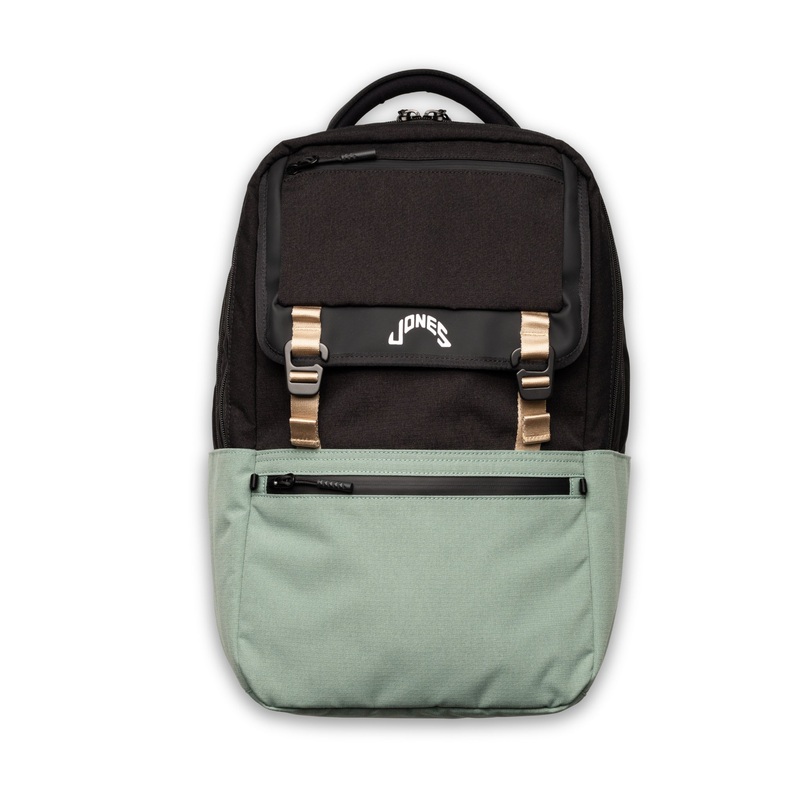 A2 Backpack – Black/Sage Leaf