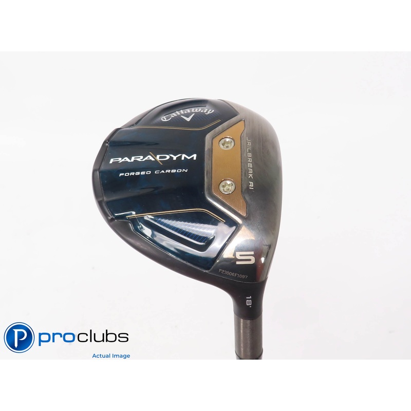 Callaway PARADYM 18* 5 Wood – Mitsubishi C6 Blue 50g Stiff Flex – 446607