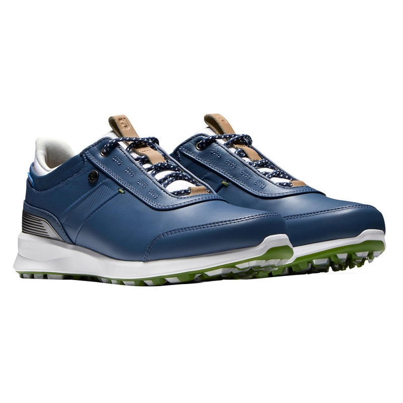 FootJoy FJ Stratos Luxury Casual Spikeless Golf Shoes Previous Season Style Blue – 21 Women