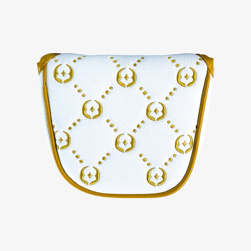 GFJ Putter Cover Mallet – White
