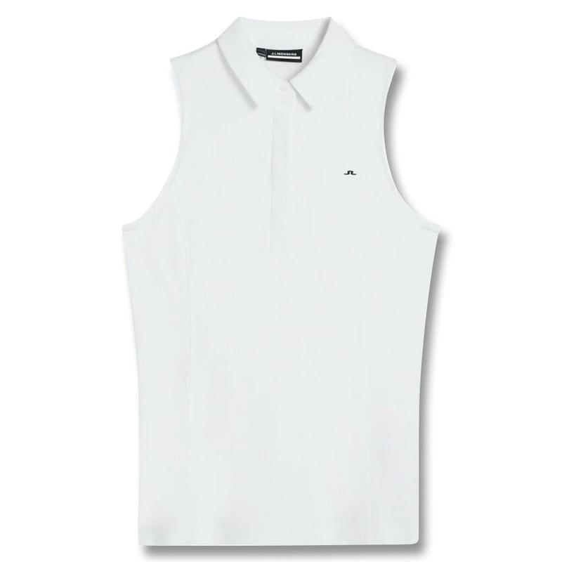 J.Lindeberg Dena Sleeveless Golf Polo White – SS23 Women