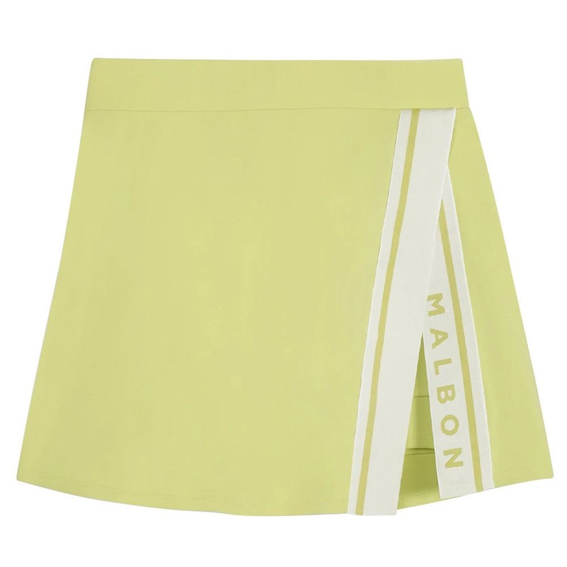 Malbon Baseline Golf Skirt Lime Sherbet – SS24 Women