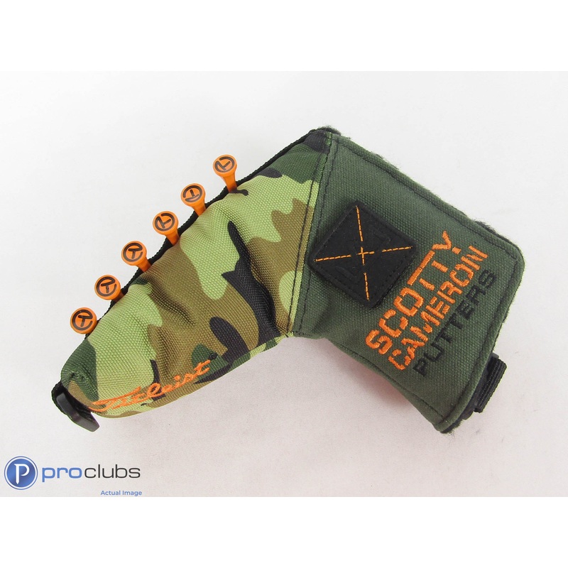 RARE! Scotty Cameron 2017 Club Cameron Camo Blade Headcover- 444220