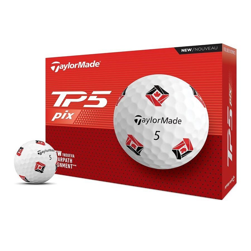 Taylormade TP5 Pix Canada Golf Balls – One Dozen