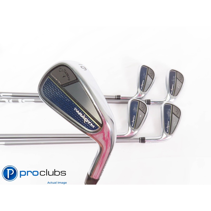 Callaway PARADYM 6-PW IRON SET – HZRDUS 65g Regular Flex Graphite +1/2″ 437734