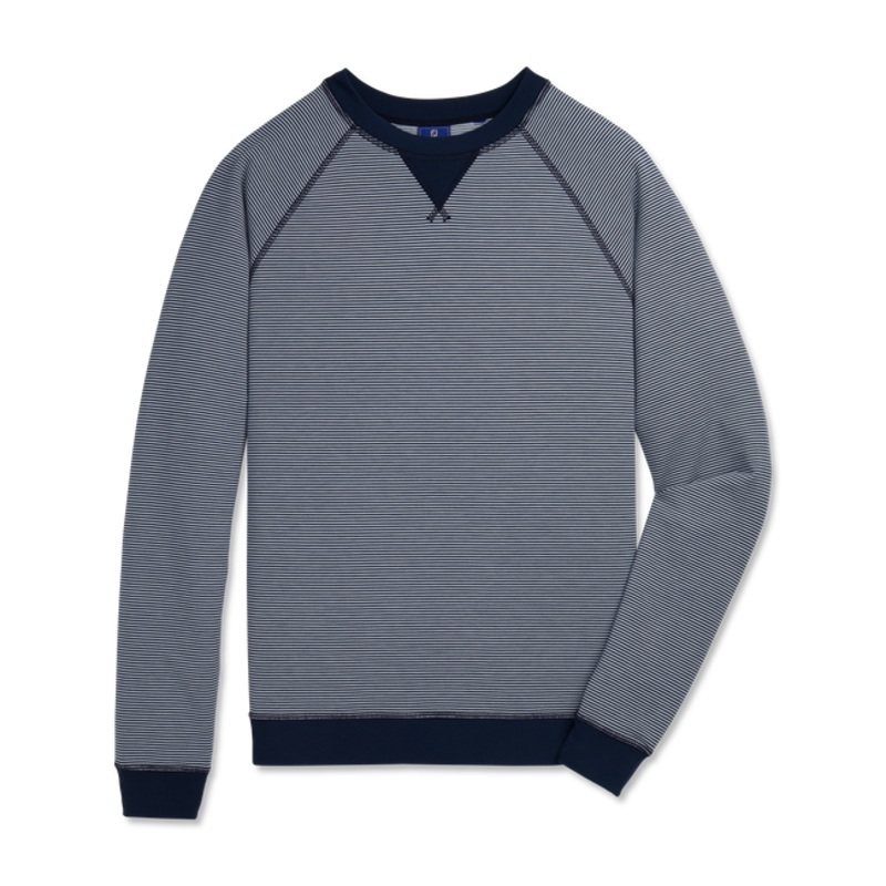 FootJoy Feeder Stripe Crewneck Golf Sweater