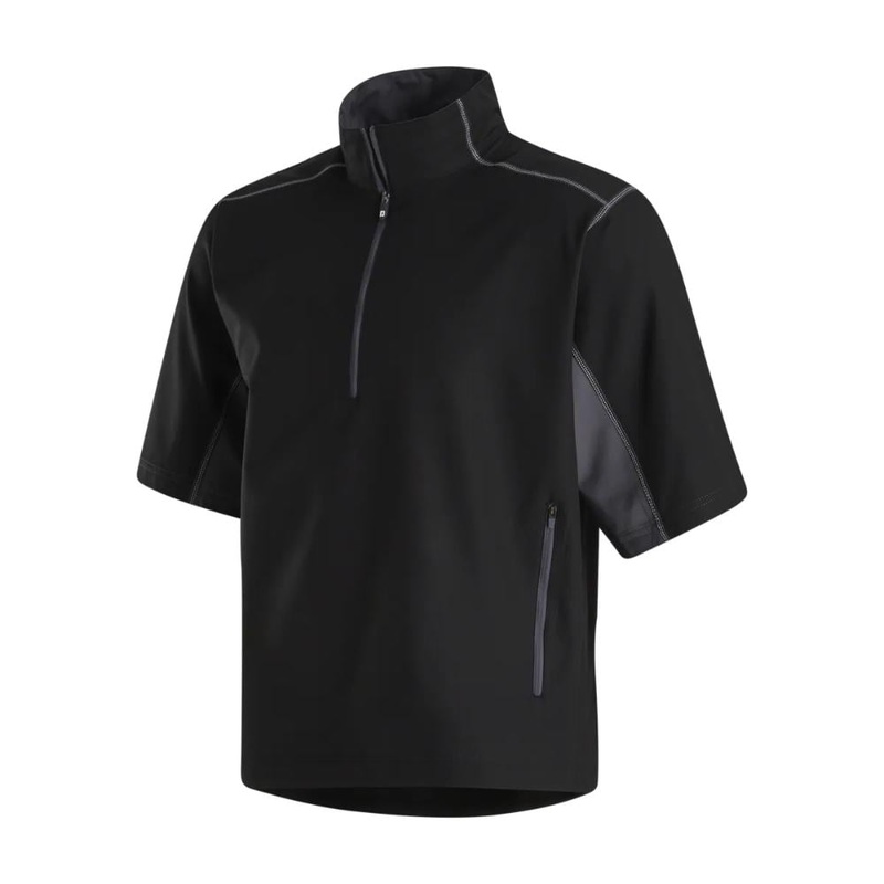FootJoy Men’s Short Sleeve Sport Windshirt – Black