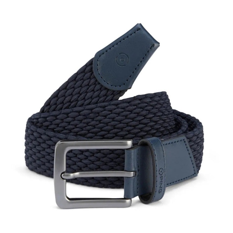 Ping Mens Stretch Webbing Belt – Navy