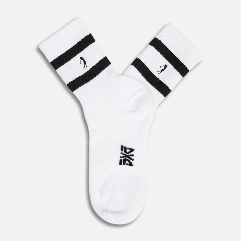 Women’s #SheGolfs Crew Socks – White – One Size