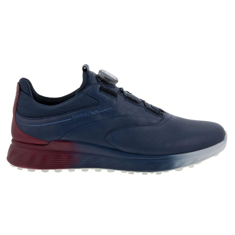 ECCO S-Three GTX BOA Spikeless Golf Shoes Marine/Morillo/Marine – SS23 Men