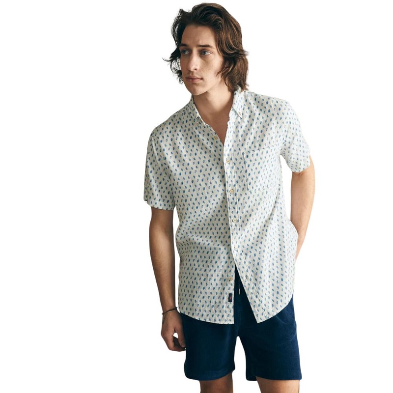 Faherty Men’s Short-Sleeve Breeze Shirt