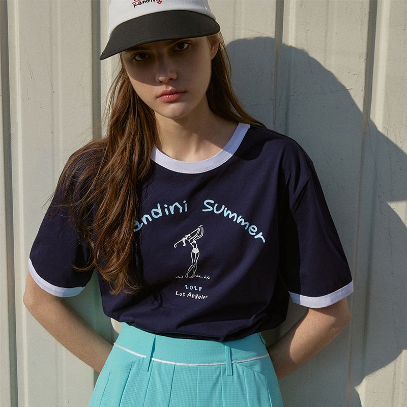 Kandini Women Summer Print T-shirt