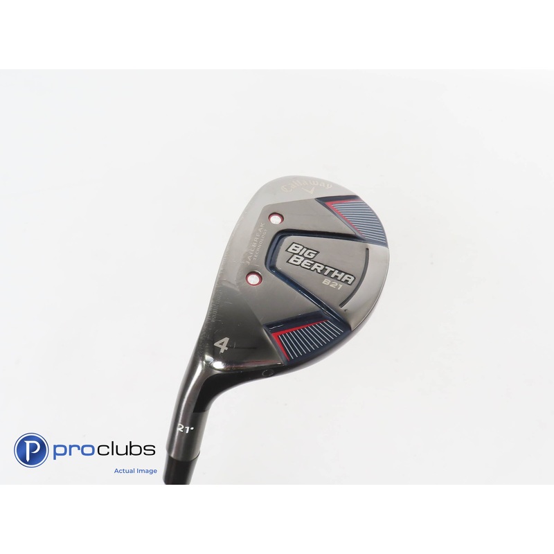 Left Handed Callaway Big Bertha B21 21* 4 Hybrid -Project X LZ Stiff Flex 327377